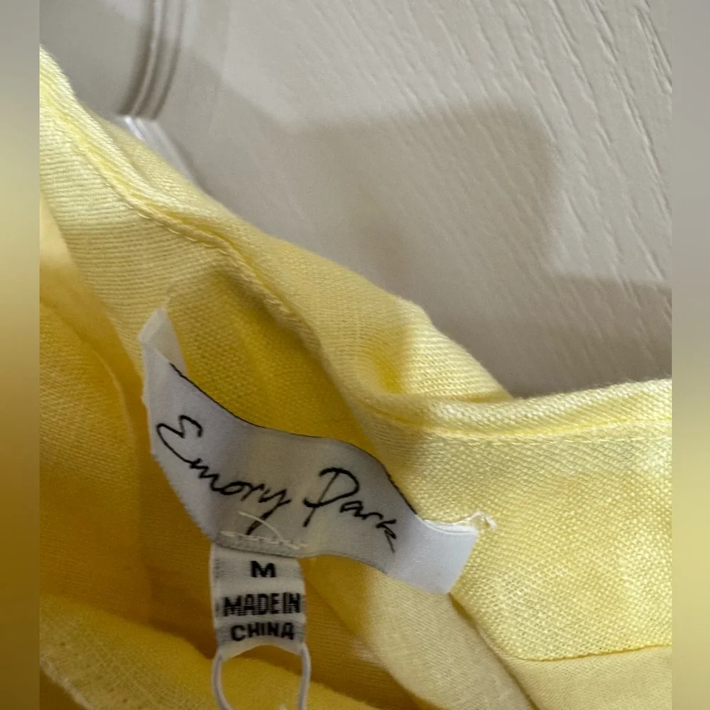 NWT Yellow One-Shoulder Dress - Picture 2 of 9